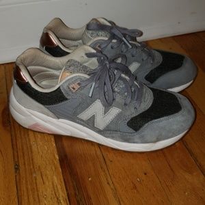 New Balance 580 Womens Grey Sneakers
